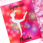 Puzzle Les filles Gymnastique bulle amusant<br><div class="desc">Girls Gymnastique Bubbles design - Ajoutez simplement le nom de votre gymnaste !</div>
