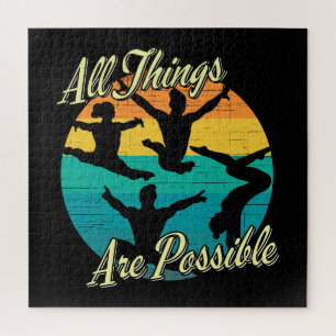 Puzzle Les filles Gymnastique - Tout est possible
