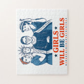 Puzzle Les Filles Seront Des Filles 4 juillet Féministes  (Vertical)