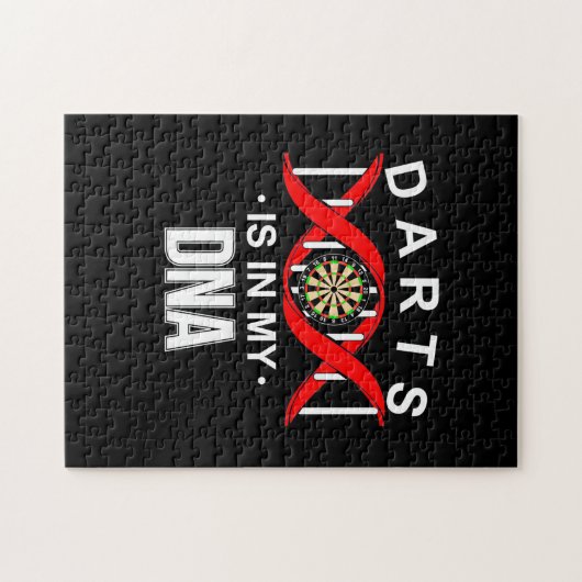 Puzzle Les fléchettes sont dans mon ADN (Horizontal)