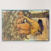 Puzzle Les fleurs - Carnation : Art Nouveau par Mucha Ed. (Horizontal)
