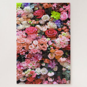 Puzzle Les fleurs colorées du bouquet floral en fleurs