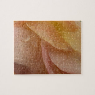 Puzzle Les gouttes de pluie sur les pétales Roses Peach F