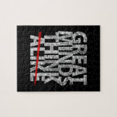 Puzzle Les grands esprits pensent (Horizontal)