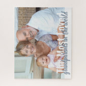 Puzzle Les grands-parents les plus aimés Photo personnali (Vertical)