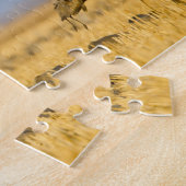 Puzzle Les grues de Sandhill atterrissent dans les champs (Côté)