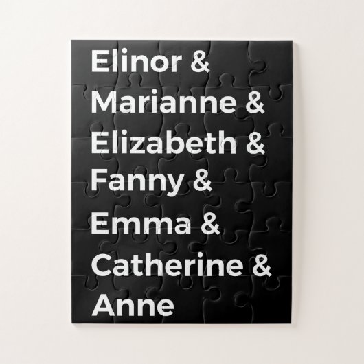 Puzzle Les Héroïnes de Jane Austen Ier (Vertical)