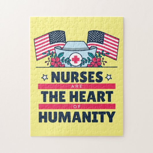 Puzzle Les infirmières sont le coeur de l'humanité (Vertical)