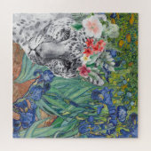 Puzzle Les iris et le léopard fantaisiste de Van Gogh (Horizontal)