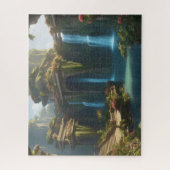 Puzzle Les jardins suspendus de Babylone vu par Ai (Vertical)