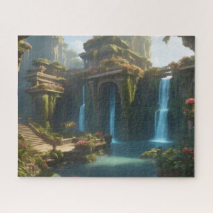 Puzzle Les jardins suspendus de Babylone vu par Ai