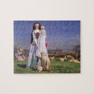 Puzzle Les jolis agneaux