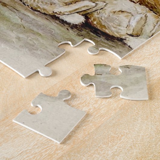 Puzzle Les lapins de Flopsy endormis (par Beatrix Potter) (Côté)