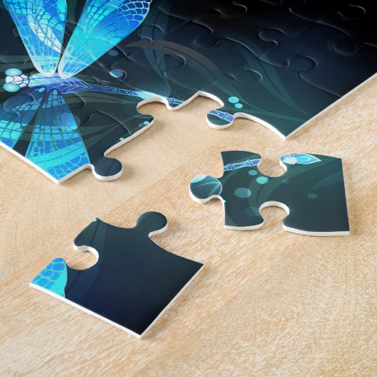 Puzzle Les libellules du lac (Côté)