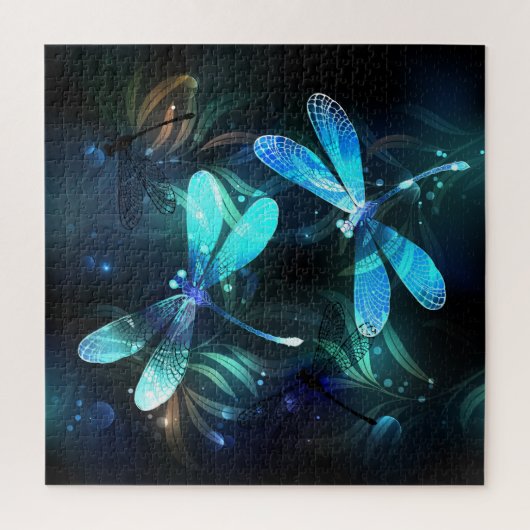 Puzzle Les libellules du lac (Vertical)