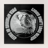 Puzzle Les lions ne perdent pas leur sommeil sur les opin (Horizontal)