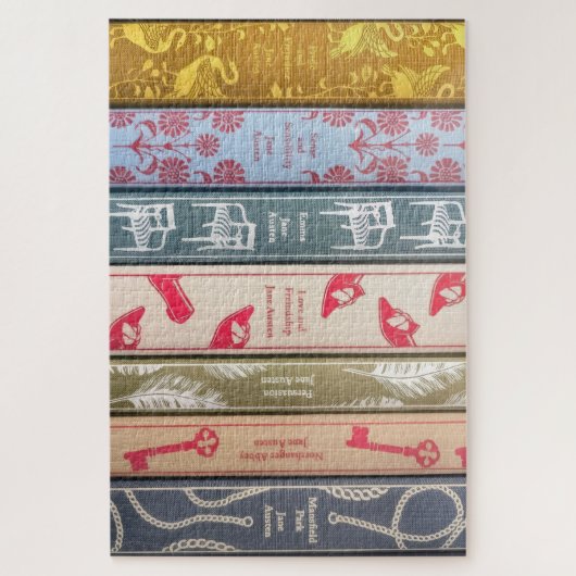 Puzzle Les livres de Jane Austen (Vertical)