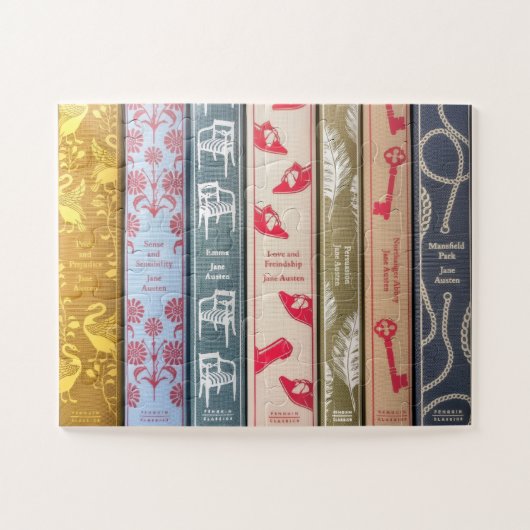 Puzzle Les livres de Jane Austen (Horizontal)