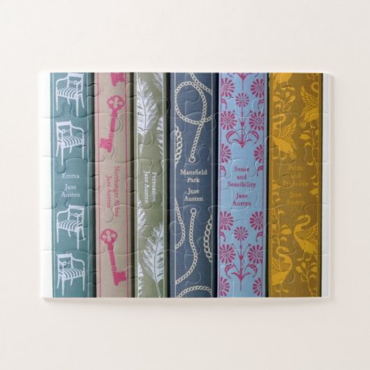Puzzle Les livres de Jane Austen (Horizontal)
