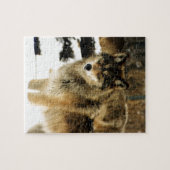 Puzzle Les loups dans la neige (Horizontal)