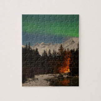 Puzzle Les lumières du nord de Juneau