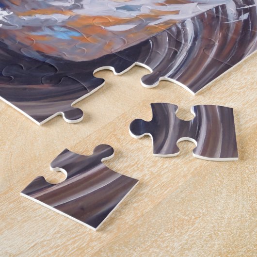 Puzzle Les mains du potier avec l'écriture sainte (Côté)