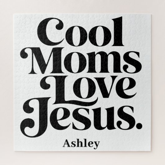 Puzzle Les mamans cool aiment Jésus (Vertical)