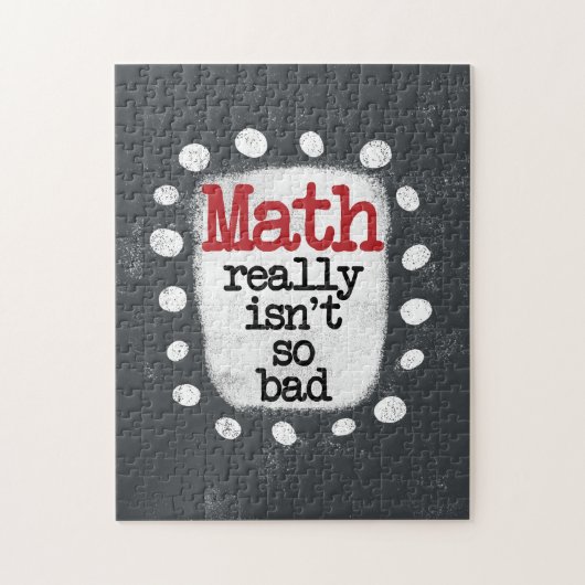 Puzzle Les mathématiques n'est pas vraiment un mauvais pu (Vertical)