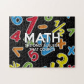 PUZZLE LES MATHS, LA SEULE MATIÈRE QUI COMPTE (Horizontal)