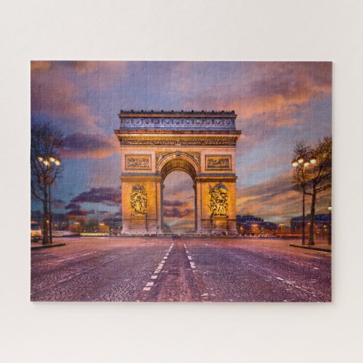 Puzzle Les monuments | Arc de Triomphe, Paris France (Horizontal)