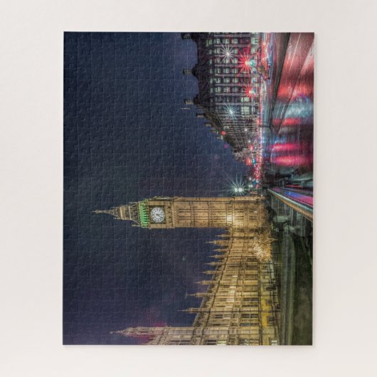 Puzzle Les monuments | Big Ben la nuit (Vertical)