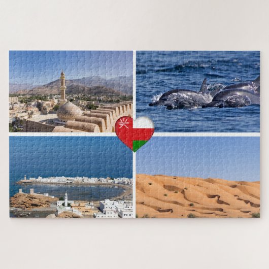 Puzzle Les monuments du Sultanat d'Oman (Horizontal)