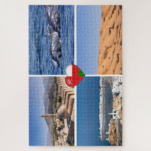 Puzzle Les monuments du Sultanat d'Oman (Vertical)