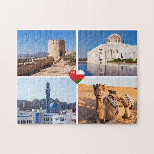 Puzzle Les monuments du Sultanat d'Oman (Horizontal)