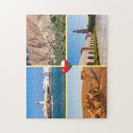 Puzzle Les monuments du Sultanat d'Oman (Vertical)