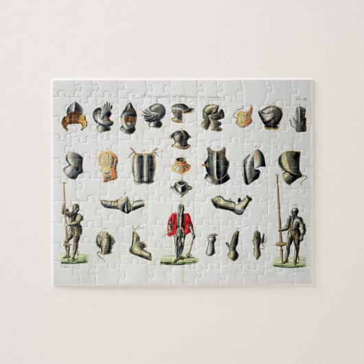 Puzzle Les morceaux distincts de l'armure d'un chevalier, (Horizontal)