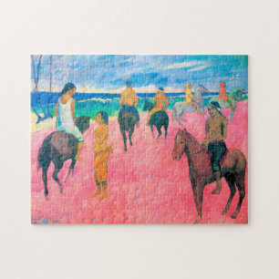 Puzzle Les motards de la plage, Gauguin