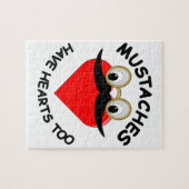 Puzzle Les moustaches ont aussi des coeurs (Horizontal)