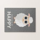 Puzzle Les moutons me rendent heureux (Horizontal)