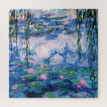 Puzzle Les nénuphars de Monet<br><div class="desc">S'il vous plaît visitez mon magasin pour un design plus intéressant et plus de choix de couleurs.
=> zazzle.com/iwheels*</div>