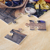 Puzzle Les noix de couleur Le marché Marrakech, Maroc (Côté)