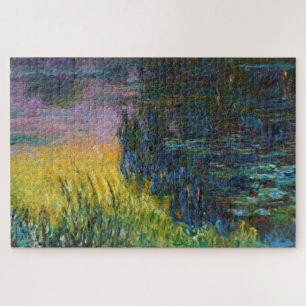 Puzzle Les Nymphes d'Eau - Coucher Le Soleil, Claude Mone