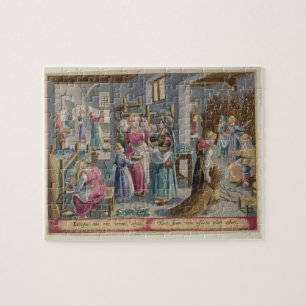 Puzzle Les oeufs hachent dûment dans des vers, ils sont b