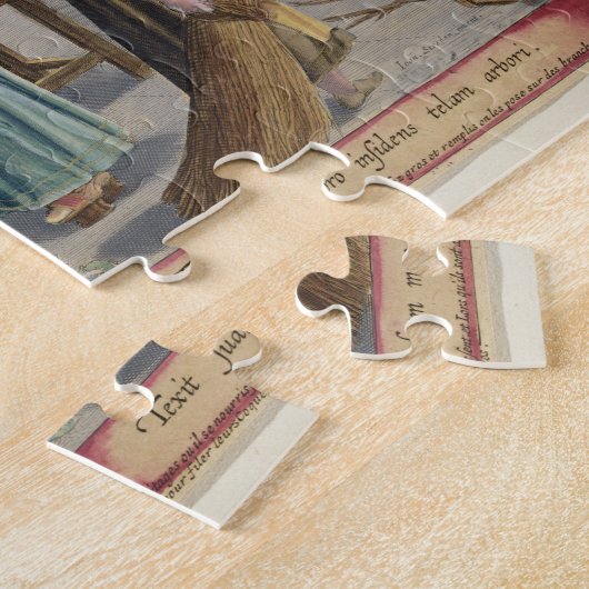 Puzzle Les oeufs hachent dûment dans des vers, ils sont b (Côté)