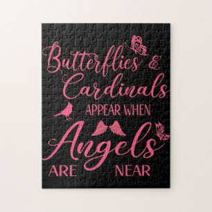 Puzzle Les papillons et les cardinaux apparaissent quand