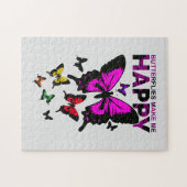 Puzzle Les papillons Me Rendent Heureux (Horizontal)