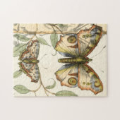 Puzzle Les papillons Tandem sur les Feuilles verts (Horizontal)
