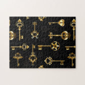 Puzzle Les Patters de Seamless avec Golden Keys (Horizontal)