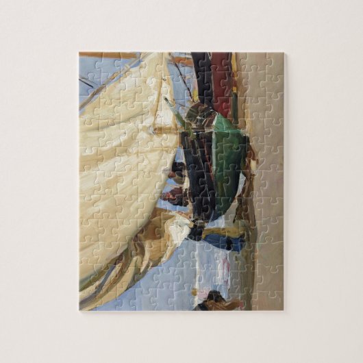 Puzzle Les pêcheurs ont échoué le bateau, Valence - (Vertical)