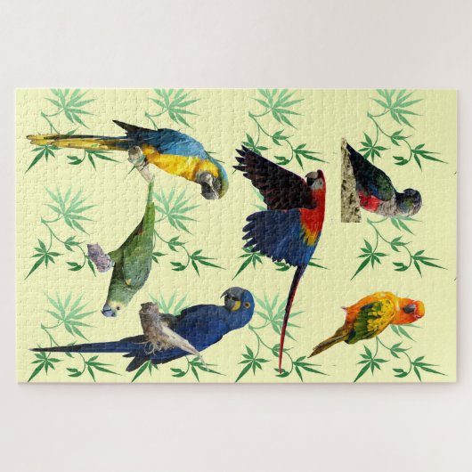 Puzzle Les perroquets (Horizontal)